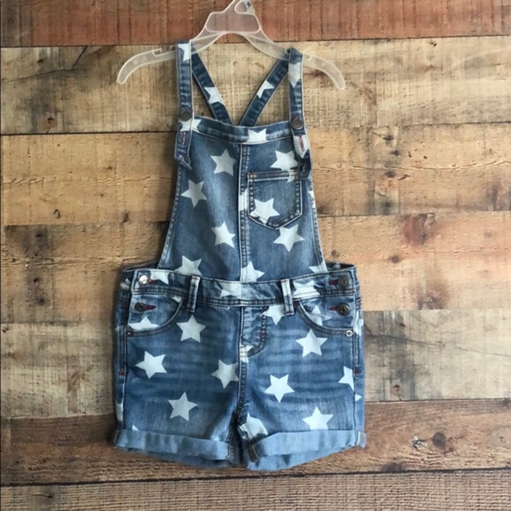 Star denim overalls!